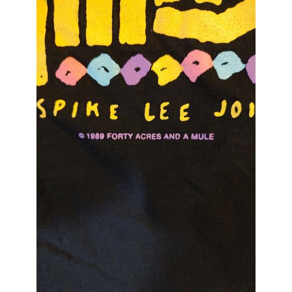 Vintage 1989 Spike Lee Do the Right Thing Shirt with Studio Patch LARGE - RARE - Picture 8 of 8
